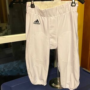 Adidas Youth Press Coverage Football Pants Size YL Youth LARGE ) White